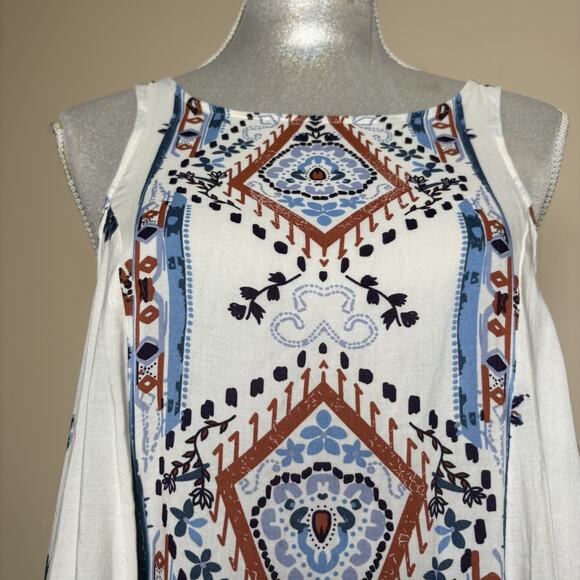 Free People Women’s Boho Festival High Low Oversized Tank Dress Size XS - Picture 5 of 13